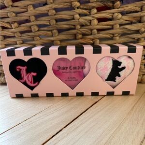 Juicy couture three pack glove set